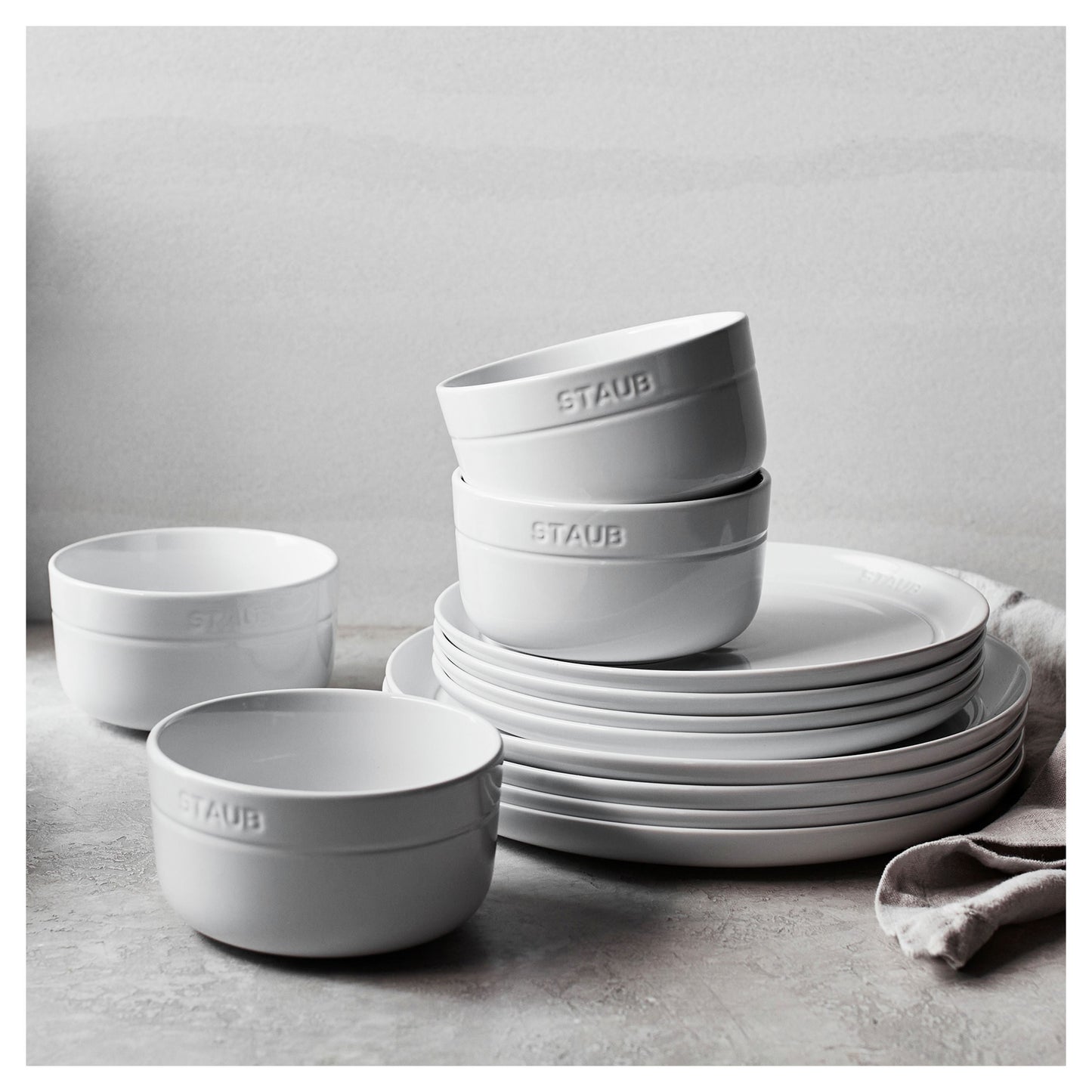 STAUB Dining Line Dinnerware Set 12 Piece-2