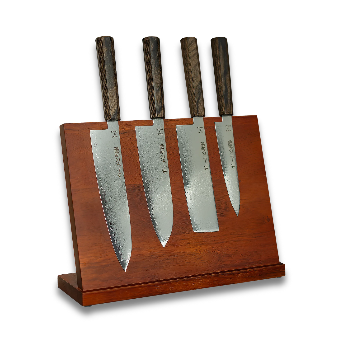 Seiryū (青龍) Five | 5-Piece Knife Set with Block-0