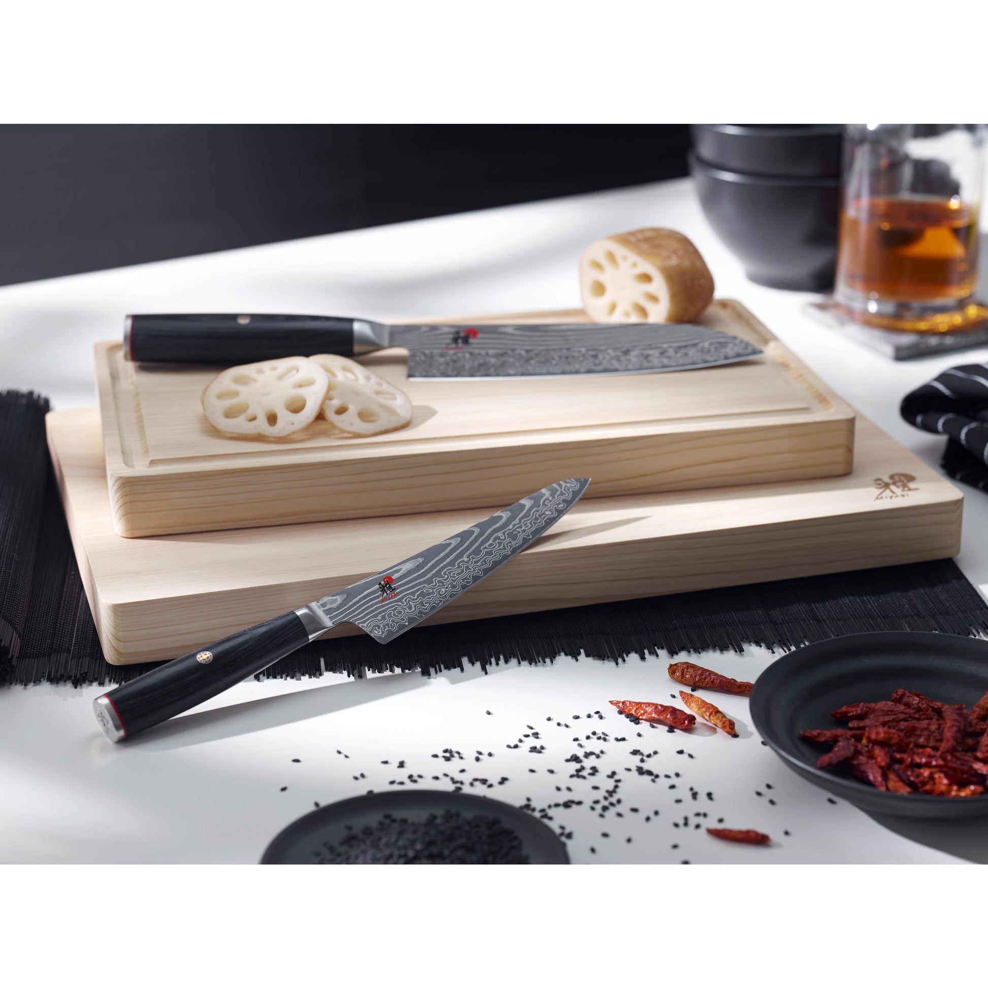 MIYABI 5000 FC-D 8 inch Gyutoh, Black-3