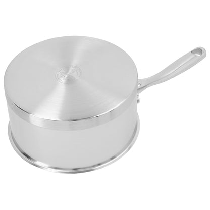 DEMEYERE Atlantis 7 1.5 L 18/10 Stainless Steel Round Sauce Pan With Lid, Silver-3