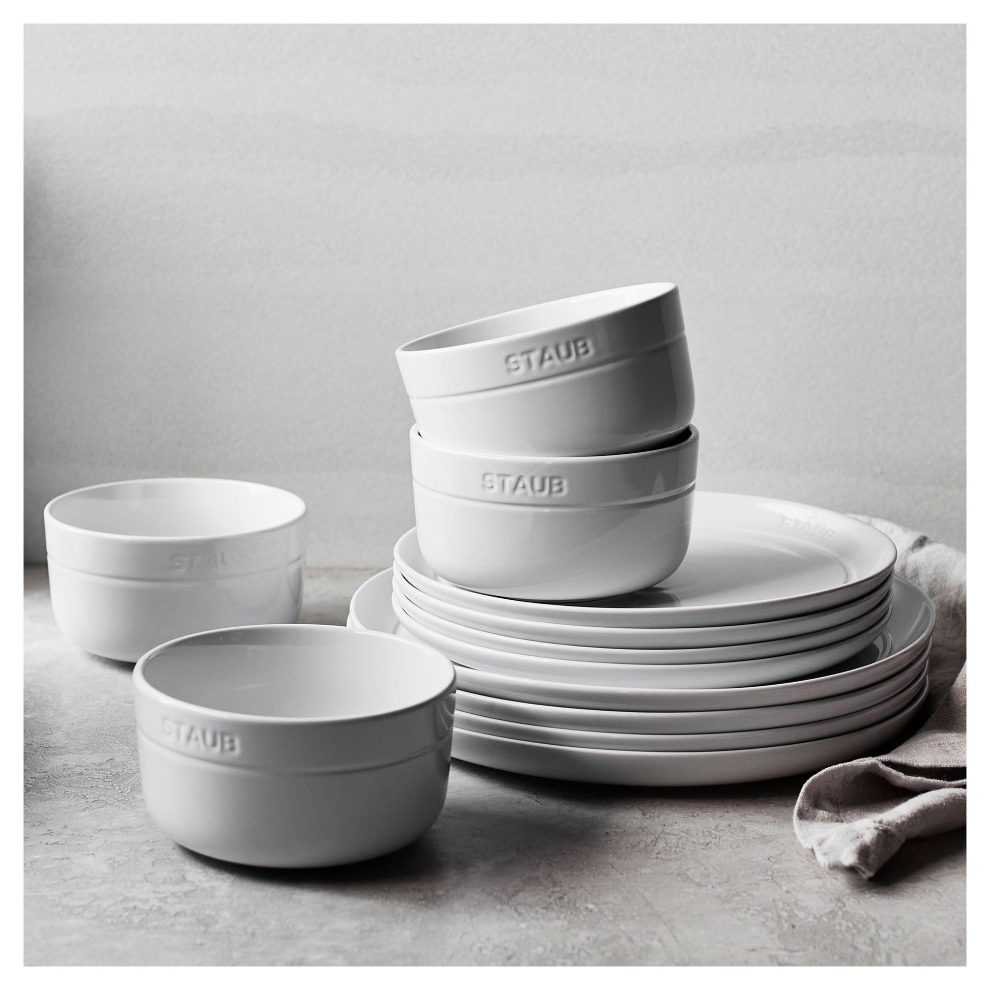 STAUB Dining Line Dinnerware Set 12 Piece-2