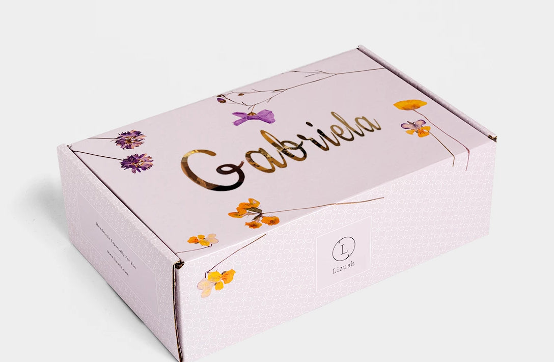 Spa Gift Box, Natural Lavender Bath & Body Package