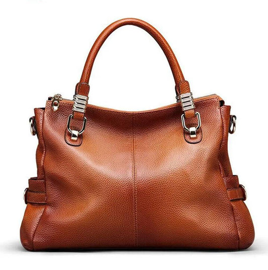 Rossie Viren Vintage Reissue Cervo Pebbled Leather Cross body Tote Bags-0
