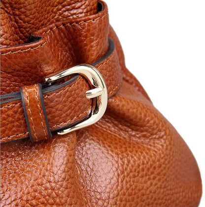 Rossie Viren Vintage Reissue Cervo Pebbled Leather Cross body Tote Bags-2
