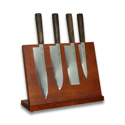 Seiryū (青龍) Five | 5-Piece Knife Set with Block-0