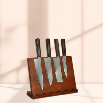 Seiryū (青龍) Five | 5-Piece Knife Set with Block-2