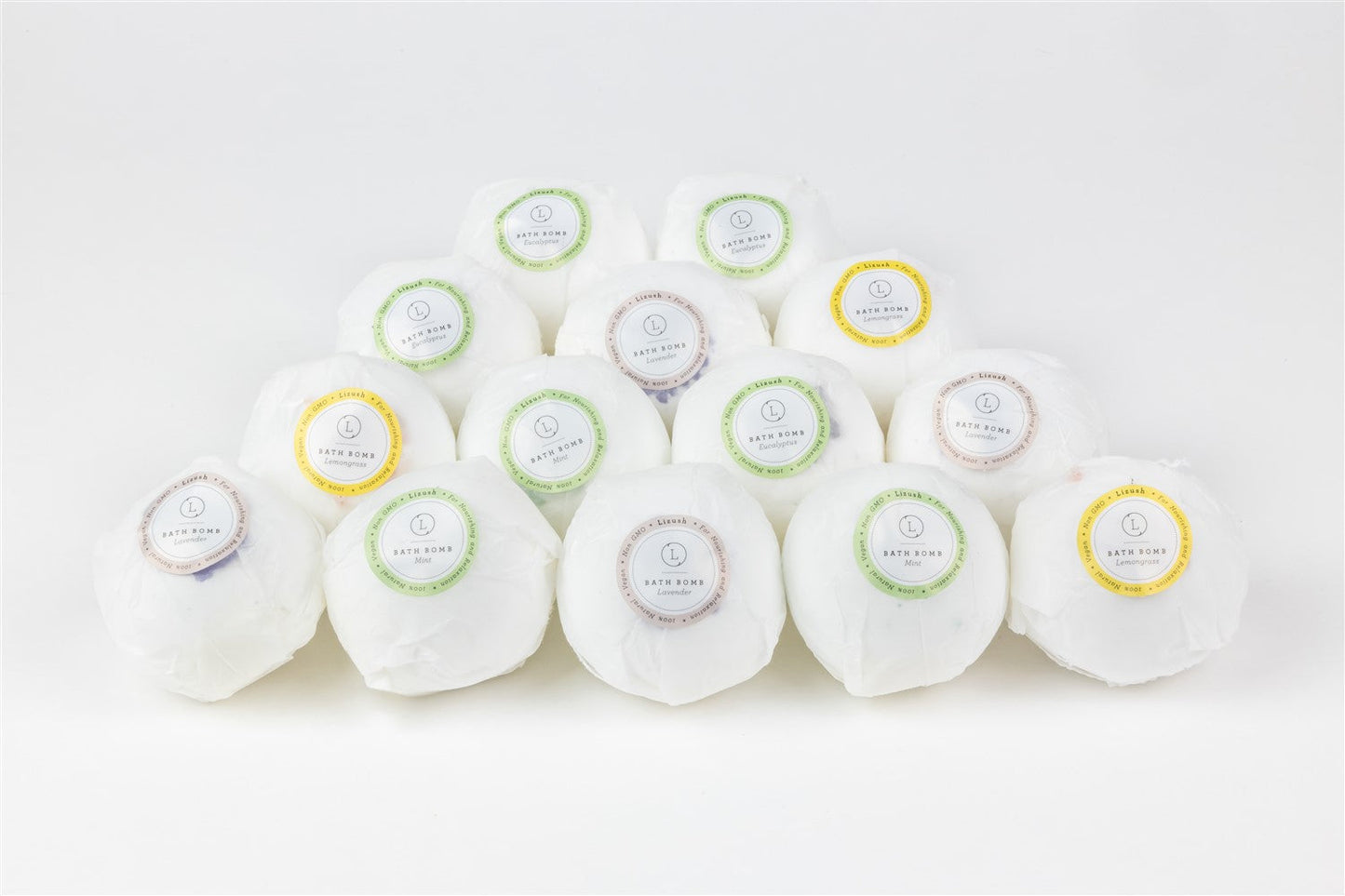 Bath Bombs Gift Box, Set of 14 Big 100% Natural Bath Bombs
