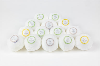 Bath Bombs Gift Box, Set of 14 Big 100% Natural Bath Bombs